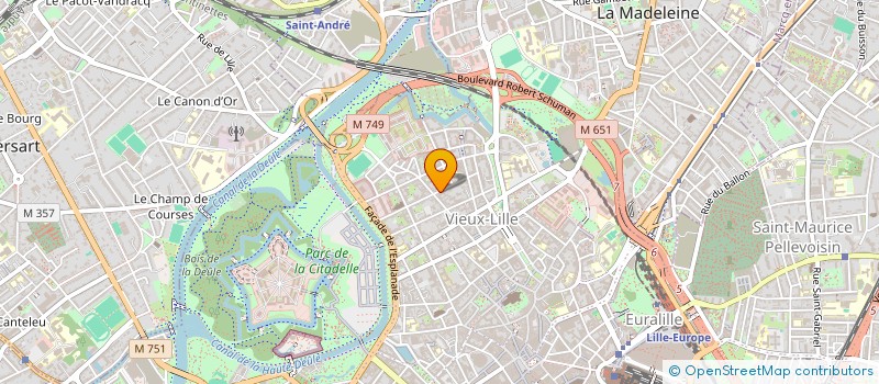 localisation de l'entreprise JACKY PROD à LILLE