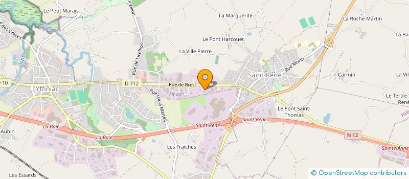 localisation de l'entreprise JACKY SAINTILAN à HILLION