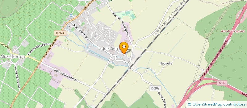 localisation de l'entreprise JACKY VOILLARD SERVICE  LADOIX-SERRIGNY