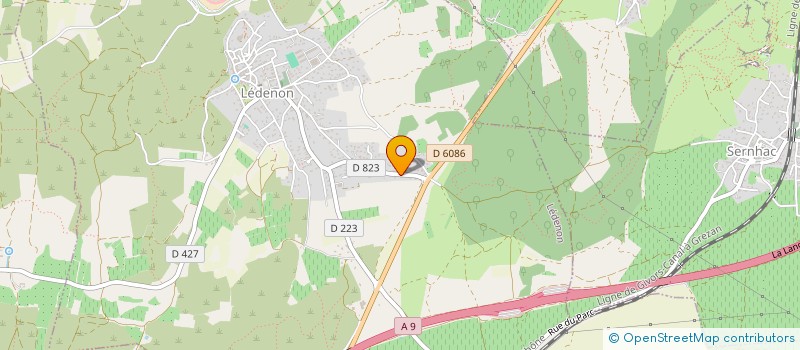 localisation de l'entreprise JACKY7  LEDENON