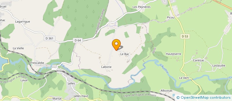 localisation de l'entreprise JACL 15 à SAINT-PAUL-DES-LANDES