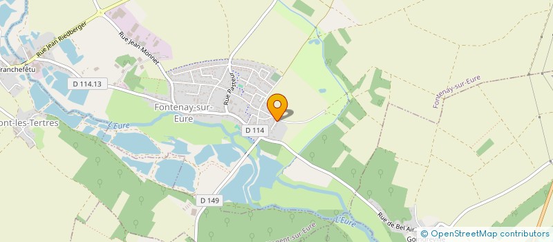 localisation de l'entreprise JACLIL COUTURE à FONTENAY-SUR-EURE