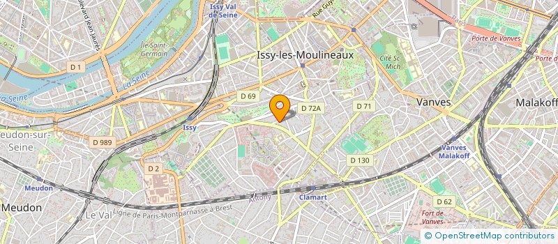 localisation de l'entreprise JACM CONSEIL à ISSY-LES-MOULINEAUX
