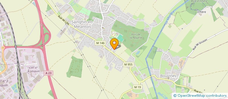 localisation de l'entreprise JACMAF  SAINGHIN-EN-MELANTOIS