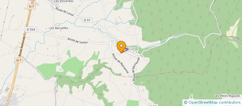 localisation de l'entreprise JACMALL  CLIOUSCLAT