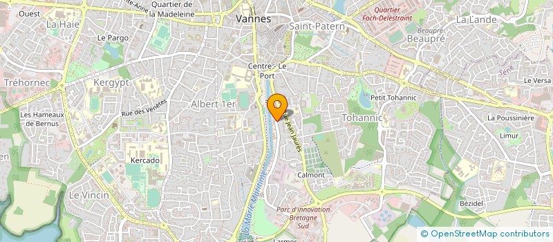 localisation de l'entreprise JACMAR à VANNES