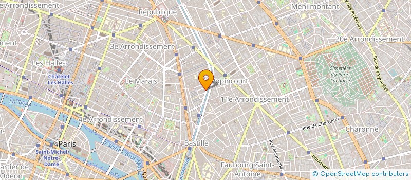 localisation de l'entreprise JACMAU IMMO  PARIS