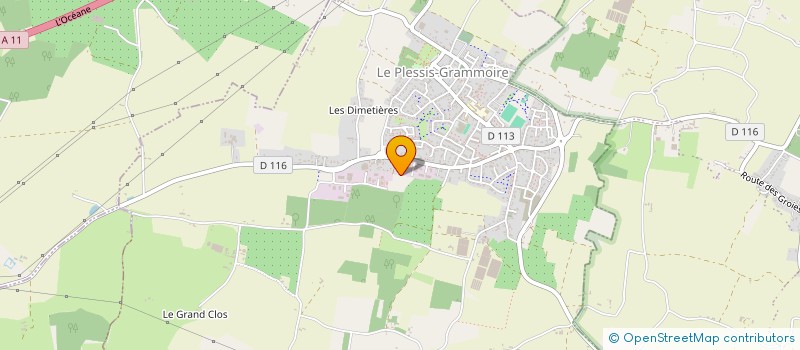 localisation de l'entreprise JACMIAN  LE PLESSIS-GRAMMOIRE