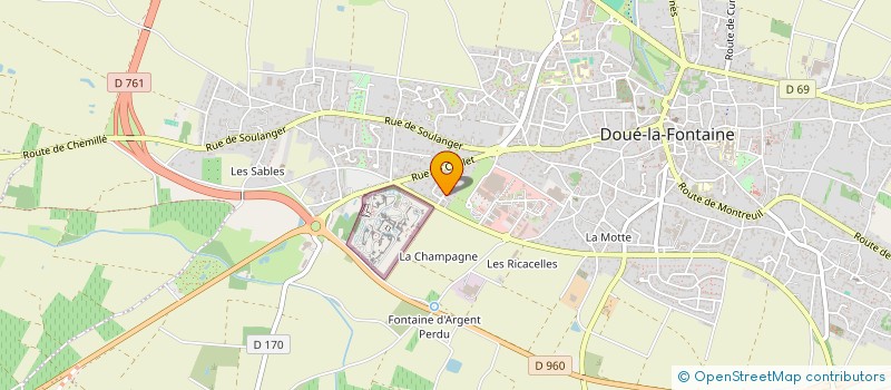 localisation de l'entreprise JACMIN à DOUE-EN-ANJOU
