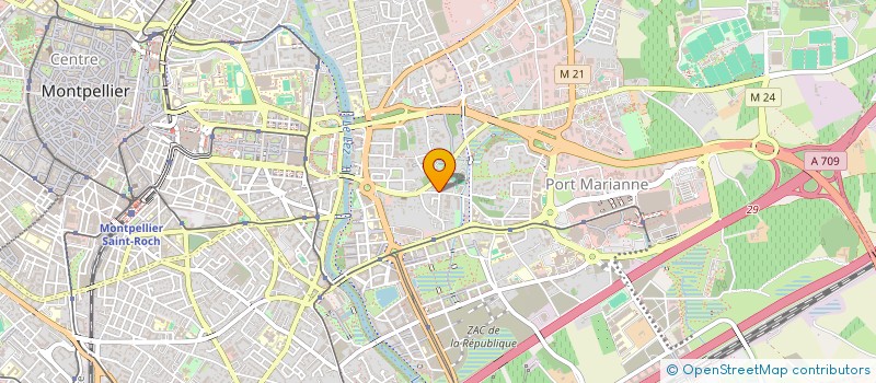 localisation de l'entreprise JACMON à MONTPELLIER