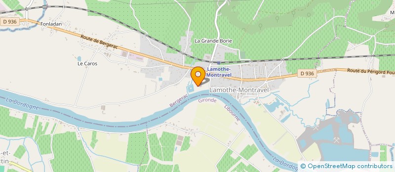 localisation de l'entreprise JACNAT LOCATION  LAMOTHE-MONTRAVEL