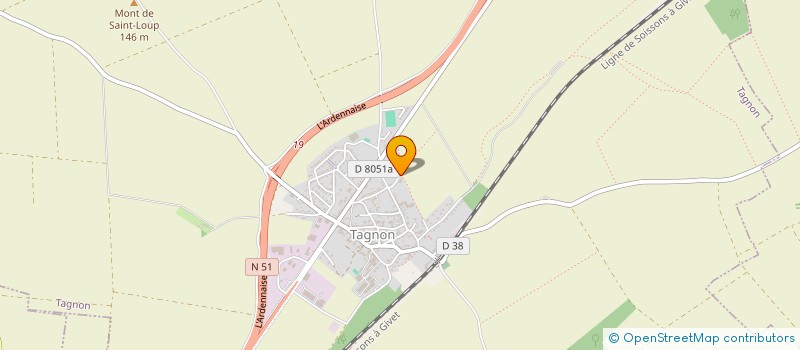 localisation de l'entreprise JACO  TAGNON