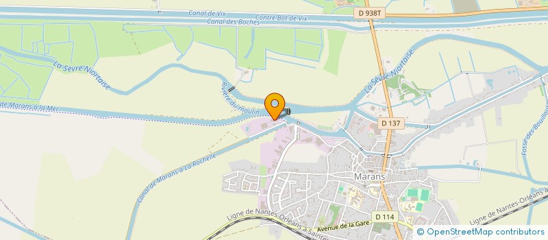 localisation de l'entreprise JACO  MARANS