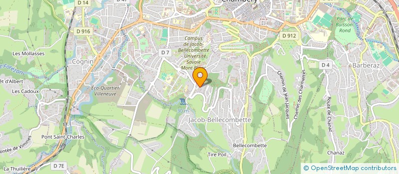 localisation de l'entreprise JACO ACTIVITES  JACOB-BELLECOMBETTE