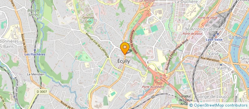 localisation de l'entreprise JACO PATRIMOINE  ECULLY