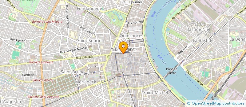 localisation de l'entreprise JACOB 20 INTENDANCE  BORDEAUX