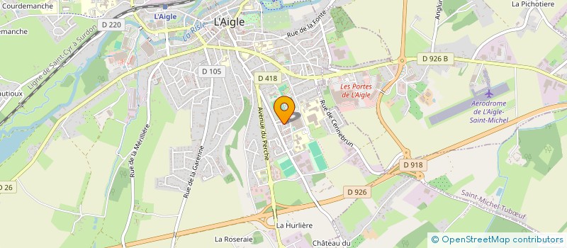 localisation de l'entreprise JACOB à L'AIGLE
