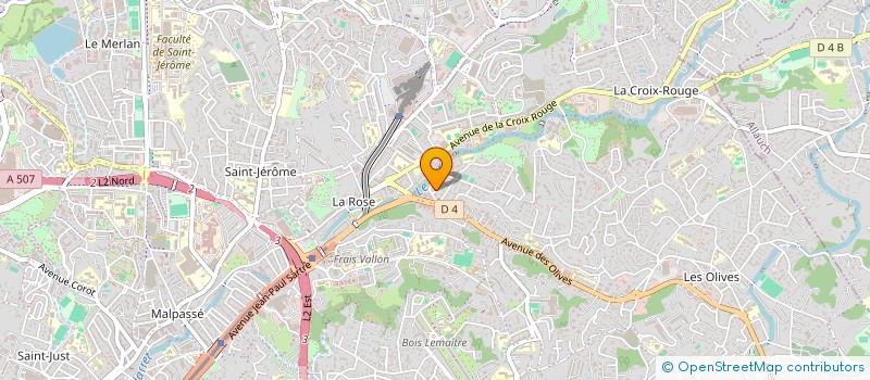 localisation de l'entreprise JACOB à MARSEILLE