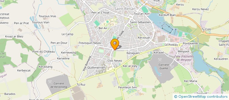 localisation de l'entreprise JACOB & CO  SAINT-RENAN