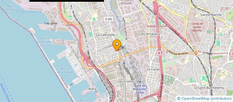 localisation de l'entreprise JACOB COHEN à MARSEILLE