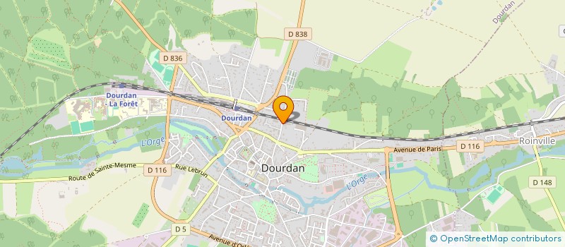 localisation de l'entreprise JACOB ELEC à DOURDAN