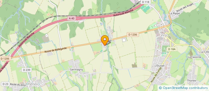 localisation de l'entreprise JACOB-MAURIS  VIRY