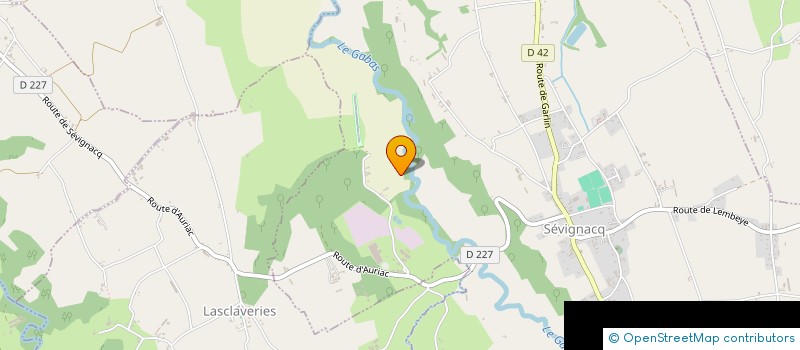 localisation de l'entreprise JACOB PHILIPPE  SEVIGNACQ