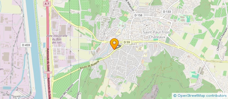 localisation de l'entreprise JACOB - REGNIER-GODARD  SAINT-PAUL-TROIS-CHATEAUX