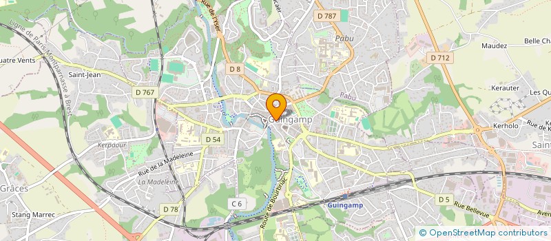 localisation de l'entreprise JACOB SCHOEPFER à GUINGAMP