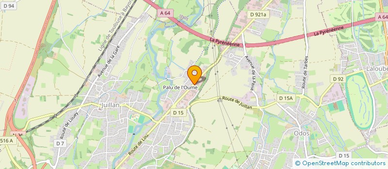 localisation de l'entreprise JACOB SCI  JUILLAN