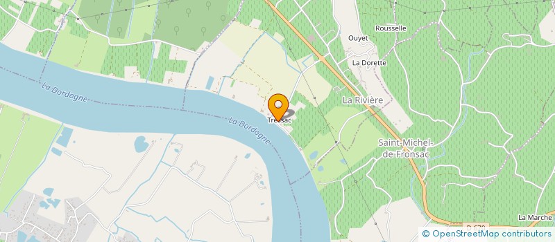 localisation de l'entreprise JACOBOIS  LA RIVIERE