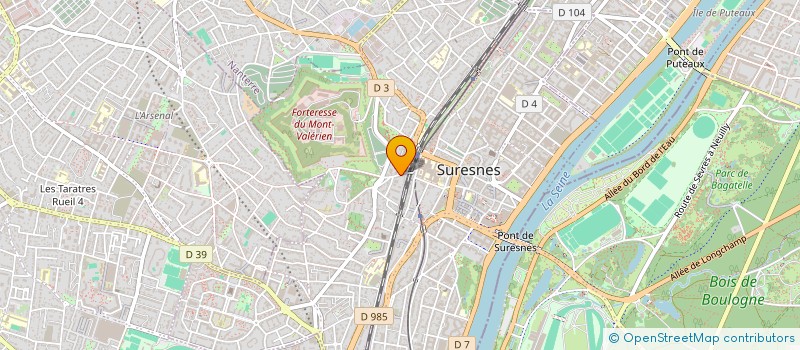 localisation de l'entreprise JACOBUS à SURESNES