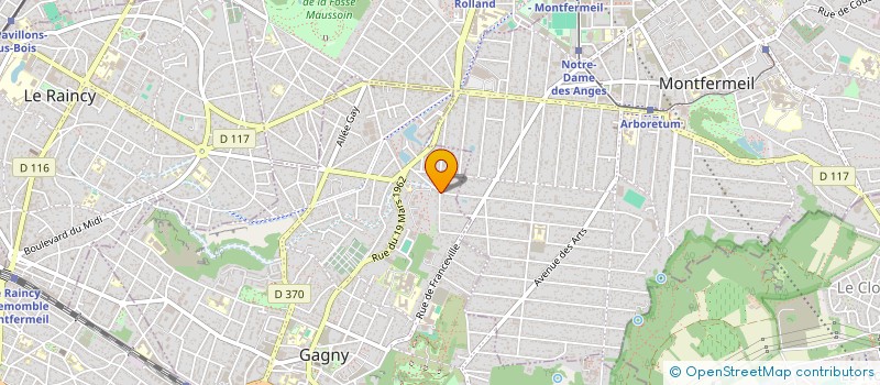 localisation de l'entreprise JACOEL à GAGNY