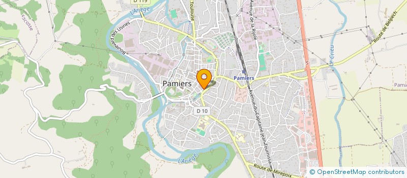 localisation de l'entreprise JACOENTREPRISE à PAMIERS