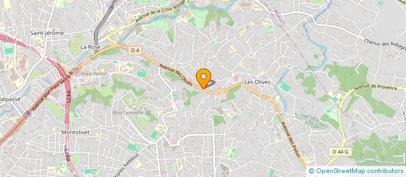 localisation de l'entreprise JACOLD à MARSEILLE