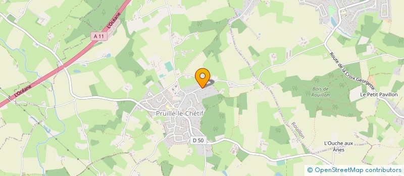 localisation de l'entreprise JACOLG  PRUILLE-LE-CHETIF