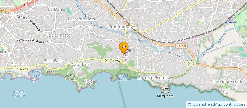 localisation de l'entreprise JACOLIN LMNP  LA GARDE