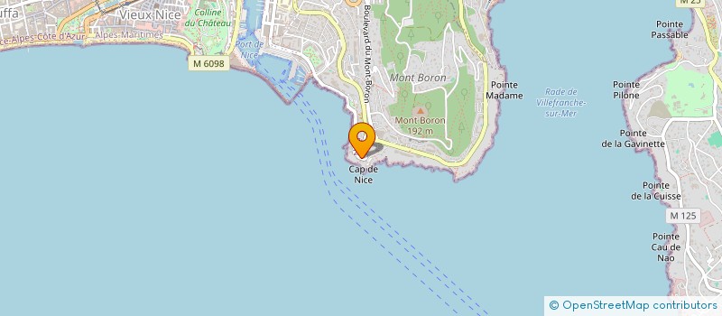 localisation de l'entreprise JACOM à NICE