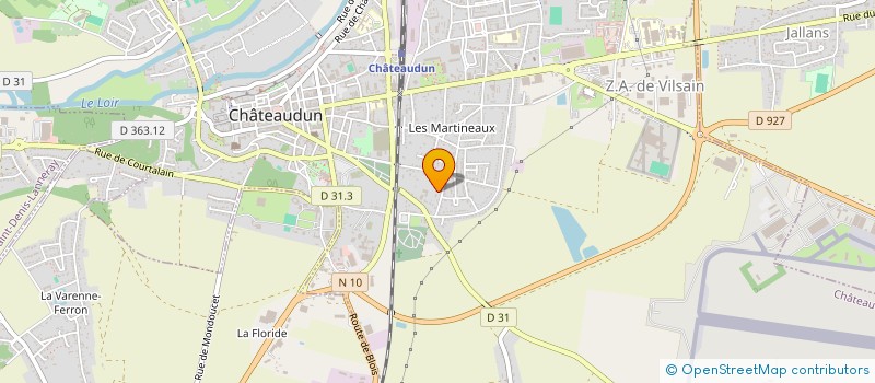 localisation de l'entreprise JACOMBE  CHATEAUDUN