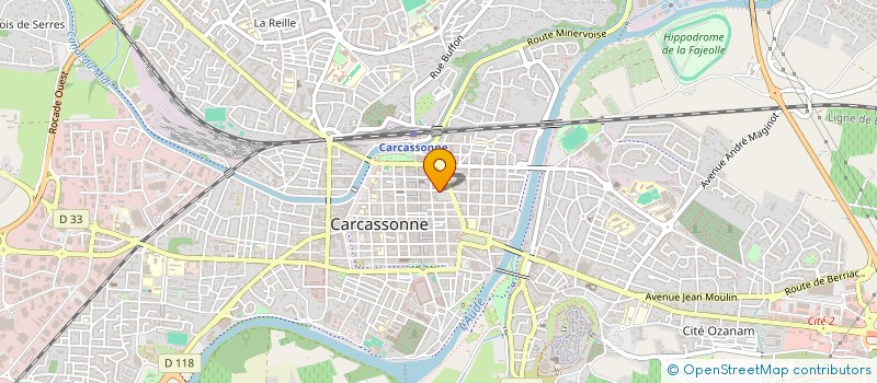 localisation de l'entreprise JACONACARO à CARCASSONNE