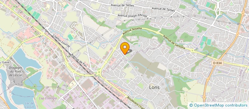 localisation de l'entreprise JACONIDA  LESCAR