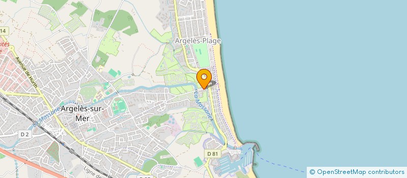 localisation de l'entreprise JACOPA à ARGELES-SUR-MER