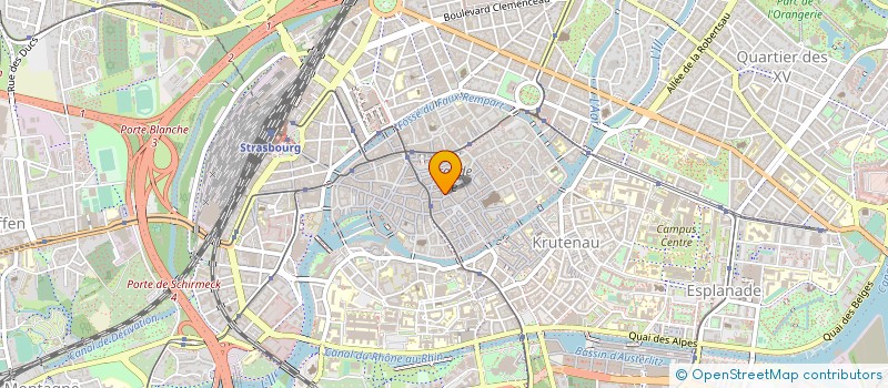 localisation de l'entreprise JACOT ET COMPAGNIE à STRASBOURG