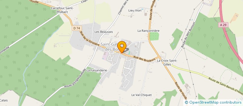 localisation de l'entreprise JACOU  SAINT-GATIEN-DES-BOIS