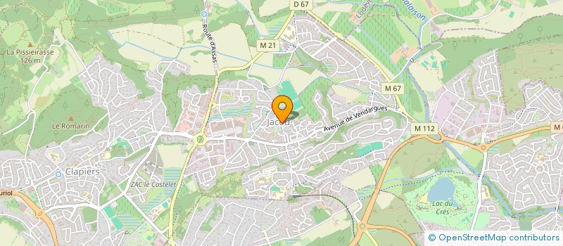 localisation de l'entreprise JACOU GRS  JACOU