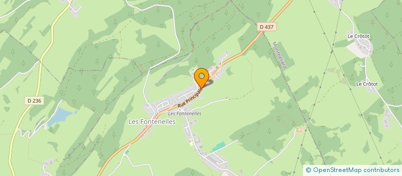 localisation de l'entreprise JACOULOT SERVICE PLUS à LES FONTENELLES