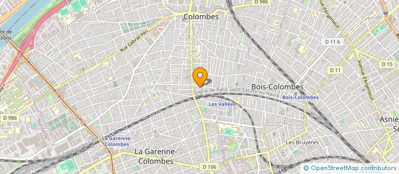 localisation de l'entreprise JACOUR à COLOMBES