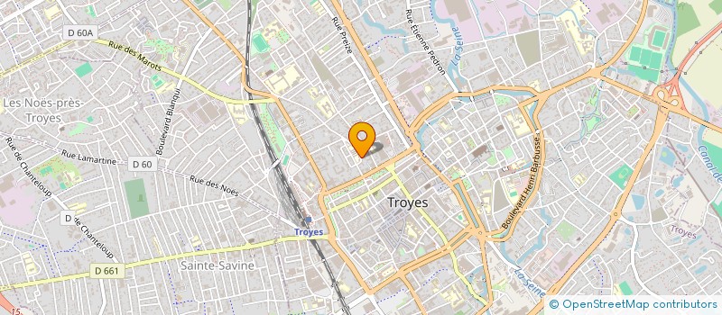 localisation de l'entreprise JACOVI à TROYES