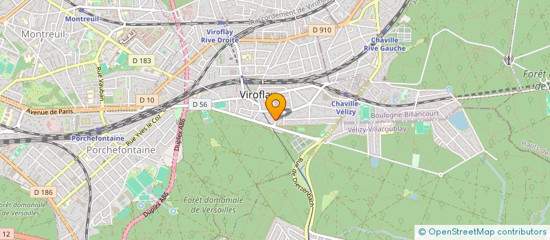 localisation de l'entreprise JACPOTES  VIROFLAY