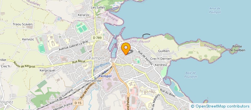 localisation de l'entreprise JACQ à PAIMPOL